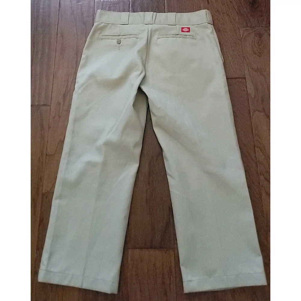 Dickies Women's 774 Original Brown‎ Khakis Workwear Pants Size 30x25